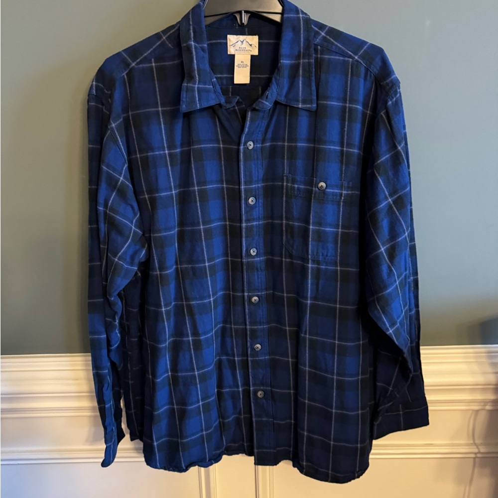Blue Mountain Plaid Shirt